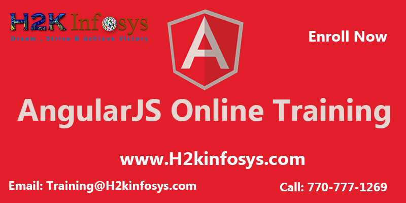 AngularJS Online Training Classes by H2KInfosys