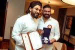 Allu Arjun latest, Allu Arjun news, allu arjun celebrates receiving national award, National awards