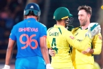 Australia Vs India, Australia vs india ODI, australia won by 66 runs in the third odi, Washington