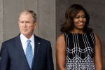 John McCain, George W Bush and Michael Obama, george w bush passing michael obama some candy is internet s new obsession, John mccain