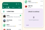 Chat Lock latest, Chat Lock beta version, chat lock a new feature introduced in whatsapp, Screenshot