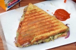 Grilled Sandwich Recipe, Grilled Sandwich Recipe, three layered cheese grilled sandwich recipe, Snack recipe