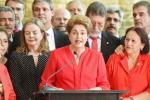 with an economy in deep recession. The move puts an end to the 13 years in power of her left-wing Workers' Party., Brazil’s first female president Dilma Rousseff was impeached for manipulating the budget, brazil president dilma rousseff removed from office, Brazil president dilma rousseff
