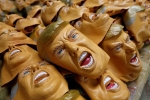 obama mask, donald trump mask, man wearing a donald trump mask robs jewelry stores in australia, Kim jong un
