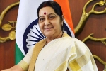 sushma swaraj masood azhar france, france foreign minister eam swaraj, eam sushma swaraj speaks with french foreign minister after azhar s asset freeze, Ministry of external affairs