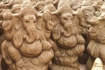 Making of clay Ganesha, Making of clay Ganesha, 10 simple steps to make eco friendly ganesha at home, Eco friendly ganesha