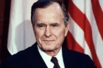 George Bush age, US president, former u s president george h w bush dies at 94, George w bush