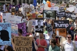 Scotland, Anti-Trump Protests, hundreds gather in scottish city for anti trump protests, Theresa may