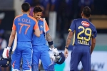 India Vs Sri Lanka scorecard, India Vs Sri Lanka match, india beats sri lanka in a superover thriller, Sharma