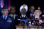 tri-services press conference, Rear Admiral D S Gujral, indian army navy air force joint press briefing, Cdr tri-services press conference, Rear Admiral D S Gujral, indian army navy air force joint press briefing, Cdr