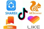 India, India, indian govt bans tiktok camscanner uc browser and 56 other chinese apps, Apps ban