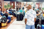 Indian Pilgrims in Nepal left, Indian Pilgrims in Nepal latest breaking, indian pilgrims stranded at nepal airport, Airport