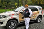 delhi to london by road cost, delhi to london by road bus service, meet 60 yr old traveler who completed road trip from delhi to london covering 33 countries in 150 days, Arnold