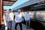 Mexico new train line, Gulf coast to the Pacific Ocean train, mexico launches historic train line, Lopez