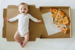 baby photo ideas, baby milestone photo ideas, mom documents her baby s monthly growth with pizza check out creative baby monthly milestone pictures, Baby photo