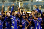 Mumbai Indians, Mumbai Indians, mumbai indians clinched its third ipl trophy, Rajiv gandhi stadium