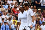 serena williams, Wimbledon Mixed Doubles Race, andy murray and serena williams knocked out of wimbledon mixed doubles race, Andy murray