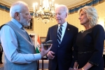 Narendra Modi for Jill Biden, Narendra Modi latest breaking, narendra modi gifts 75 carat diamond to jill biden, Narendra modi to usa