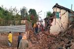 Nepal Earthquake damage, Nepal Earthquake pictures, nepal earthquake 128 killed and hundreds injured, Nepal earthquake