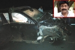 Rajasekhar breaking news, Rajasekhar actor, rajasekhar meets with a road accident, Mercedes benz