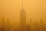 New York smoke levels, New York pollution, smog choking new york, Air pollution