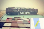 Ever Given container ship news, Ever Given container ship blocked, egypt s suez canal blocked after a massive cargo shit turns sideways, Cargo ship