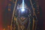 Ayodhya, Surya Tilak Ram Lalla idol, surya tilak illuminates ram lalla idol in ayodhya, Lord ram