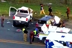 Texas Road accident breaking news, Texas Road accident breaking updates, texas road accident six telugu people dead, Texas