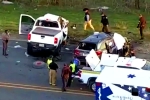 Texas Road accident breaking news, Texas Road accident breaking news, texas road accident six telugu people dead, Veena