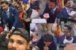 ranveer singh, ranveer singh, watch video of ranveer singh giving a flower to an elderly woman is winning hearts, Icc cricket world cup 2019