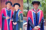 Shah Rukh Khan doctorate, philanthropist shah rukh khan, shah rukh khan receives honorary doctorate in philanthropy by london university gives a moving speech on kindness, World economic forum