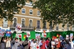 protest, Chinese, pakistanis sing vande mataram alongside indians during anti china protests in london, India vs pakistan