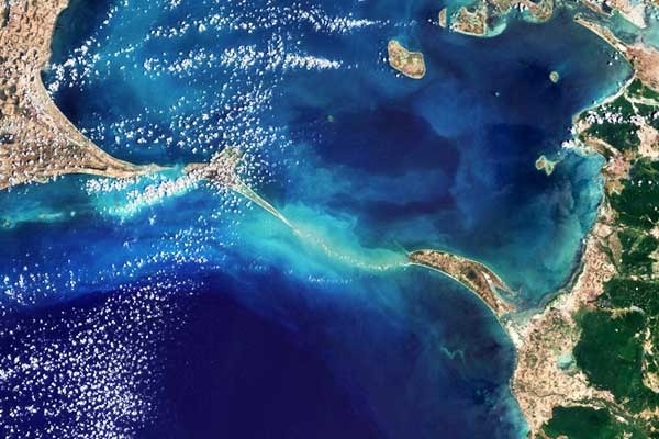 Ram Setu's pictures from the Space
