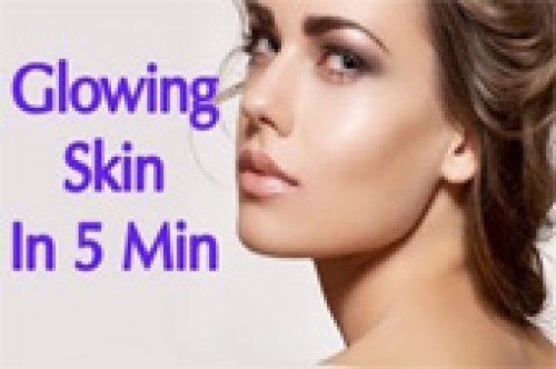 glowing skin in minutes