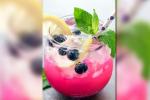 blueberry drinks, How to make Blueberry Lemonade, blueberry lemonade, Real strawberry lemonade
