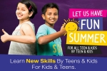 SAKSHI KARRA, Learning Activities, this summer enroll your kids in the summer fun activities organised by the youth empowerment foundation, Life style
